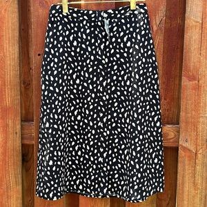 The Limited Women’s Black White Patterned Skirt Size 4